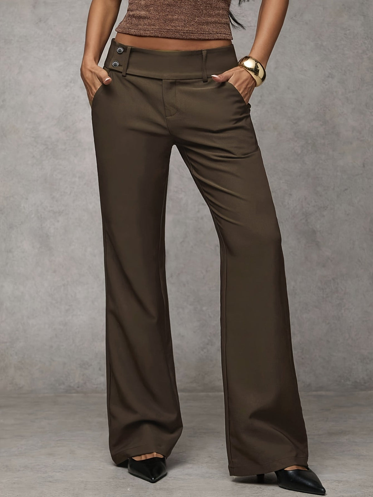 Fiorella | Pantalón ancho de tiro alto