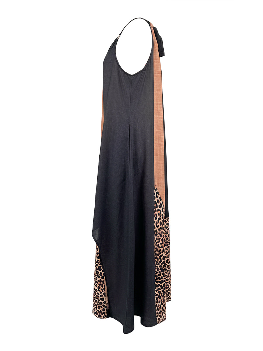 Vestido largo de leopardo Soraya