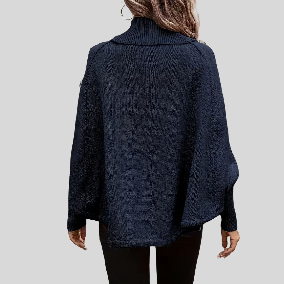 Hope | Jersey de Punto Trenzado con Cuello Alto