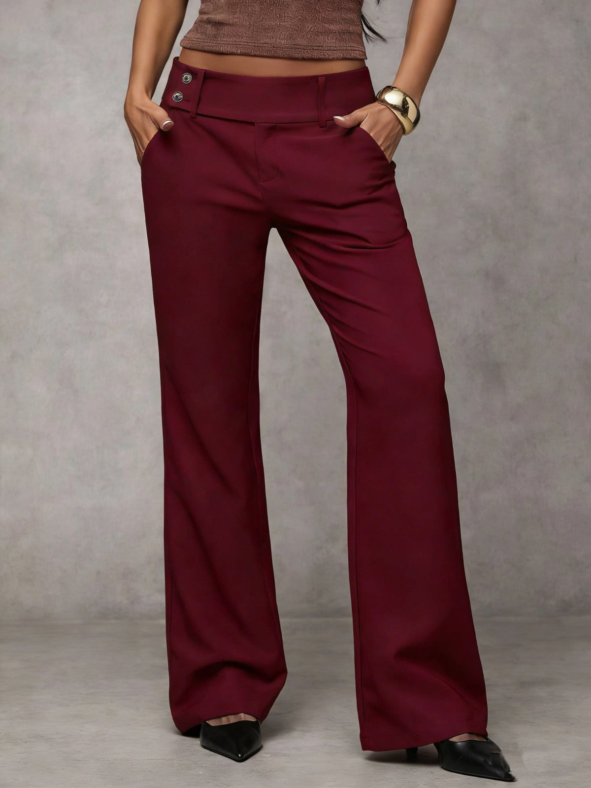 Fiorella | Pantalón ancho de tiro alto