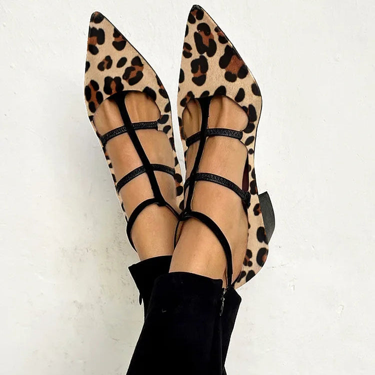 Zapatos de leopardo Franca